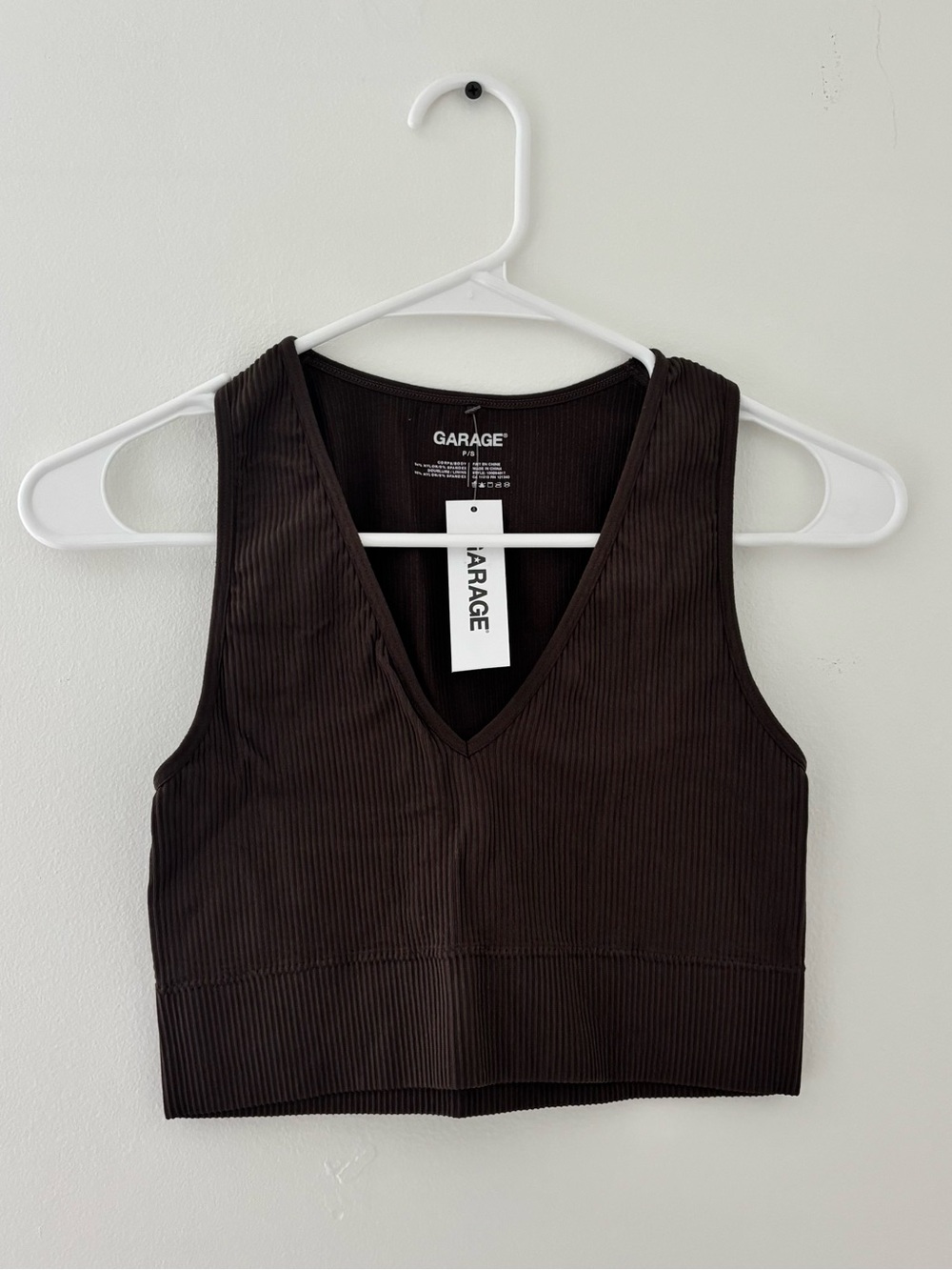 Garage Stella Seamless Tank Brown Size S NWT